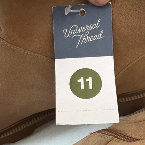 NWT | Universal Thread Light Brown Ankle Booties Sz 11 - Picture 2 of 4